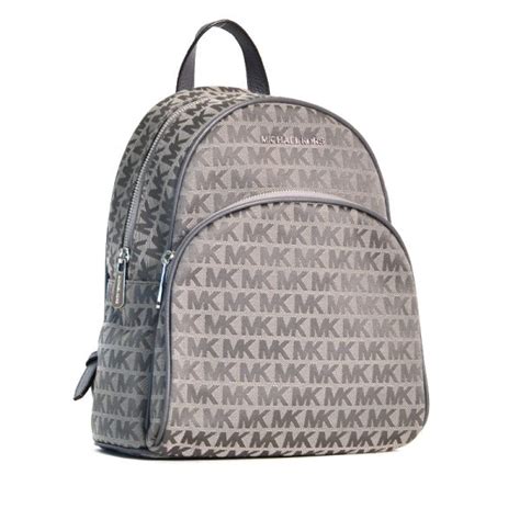 michael kors md abbey backpack bag white grey|Michael Kors abbey backpack.